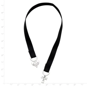 Dove and Cross Ribbon Bookmark