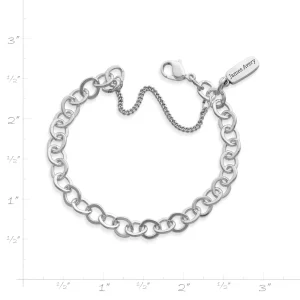 Forged Link Charm Bracelet