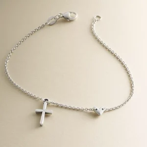 Faith and Love Link Bracelet