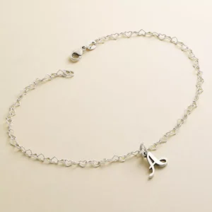Delicate Connected Hearts Anklet