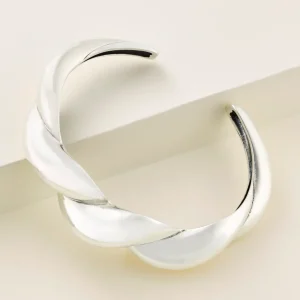 Bold Twist Cuff Bracelet