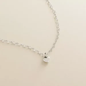 Delicate Connected Hearts Chain