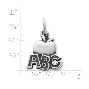 "ABC" Apple Charm