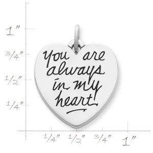 You Are Always in My Heart Charm