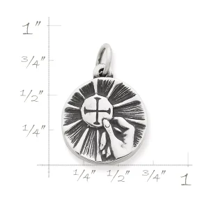 First Communion Medal Charm