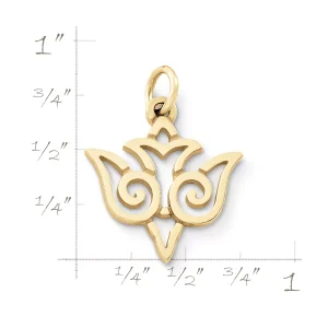 Open Dove Charm