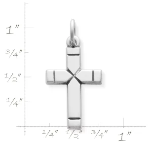 Small Plain Latin Cross Charm