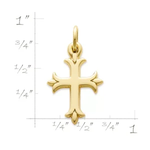 Fleuree Cross Charm