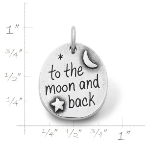 "To the Moon and Back" Charm