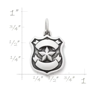 Law Enforcement Badge Charm