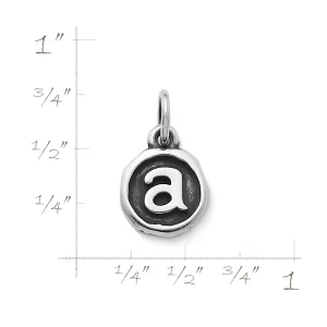 Vintage Type Initial Charm