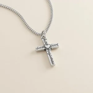 From the Heart Cross Pendant