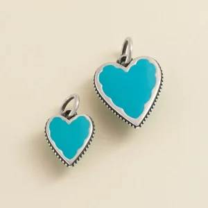 Enamel Heart Charm