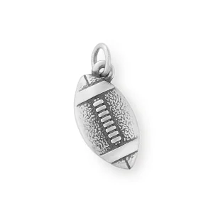 Football and Number Charms with Medium Curb Chain Look