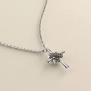 Growing in Faith Cross Charm