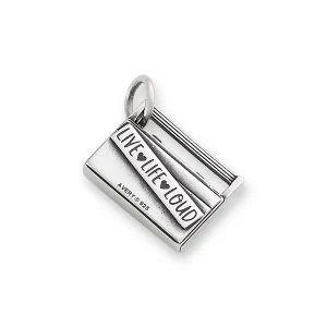 Live Life Loud Boombox Charm