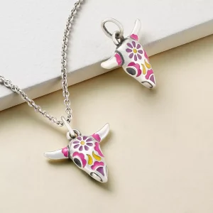 Enamel Desert Bloom Charm