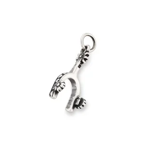Hearts and Flowers Spur Charm