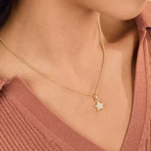 Pave Diamond Star Pendant