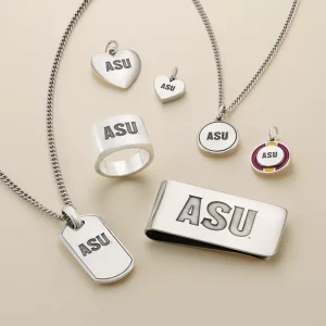 Arizona State University Small Heart Charm