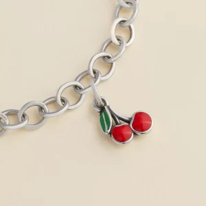 Enamel Cherries Charm