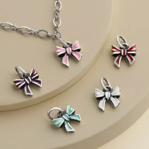 Enamel Bow Charm