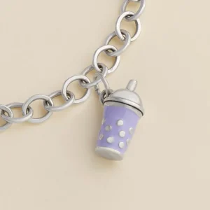 Enamel Boba Tea Charm