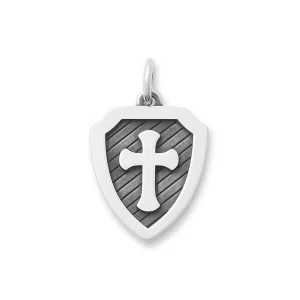 Cross and Shield Necklace Look
