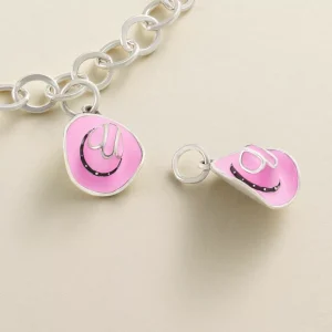 Enamel Cowgirl Hat Charm