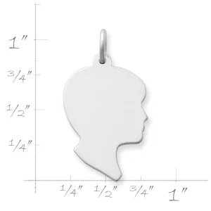 Boy Silhouette Charm