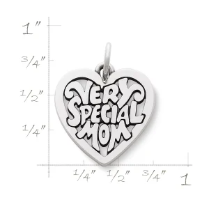 "Very Special Mom" Heart Charm