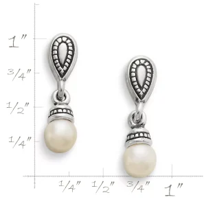 Vintage Cultured Pearl Drop Earrings