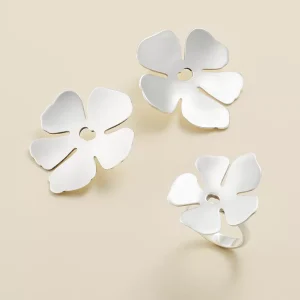 Floral Silhouette Earrings