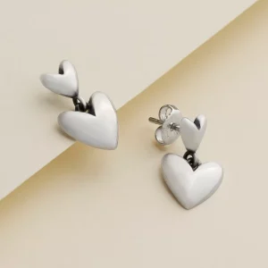 Dancing Hearts Drop Earrings