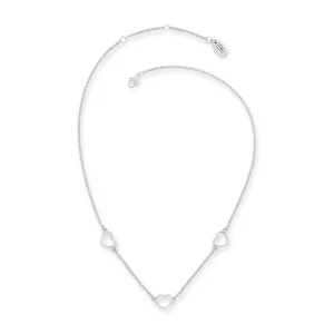 Heart Station Charm Holder Necklace