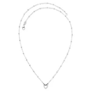 Delicate Heart Beaded Necklace