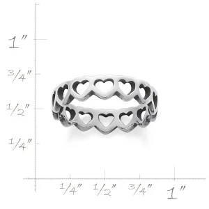 Tiny Hearts Ring