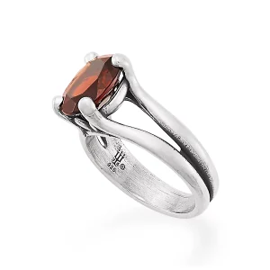 Oval Gemstone Ring