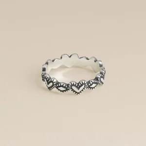 Hearts and Beads Ring