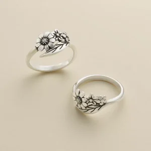Floral Wrap Ring
