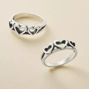 Triple Hearts Ring